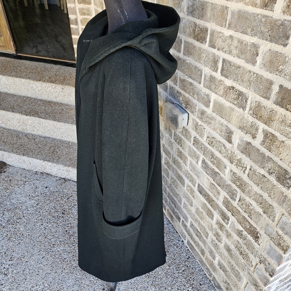 Preston & York Black Trench Coat - Picture 3 of 10